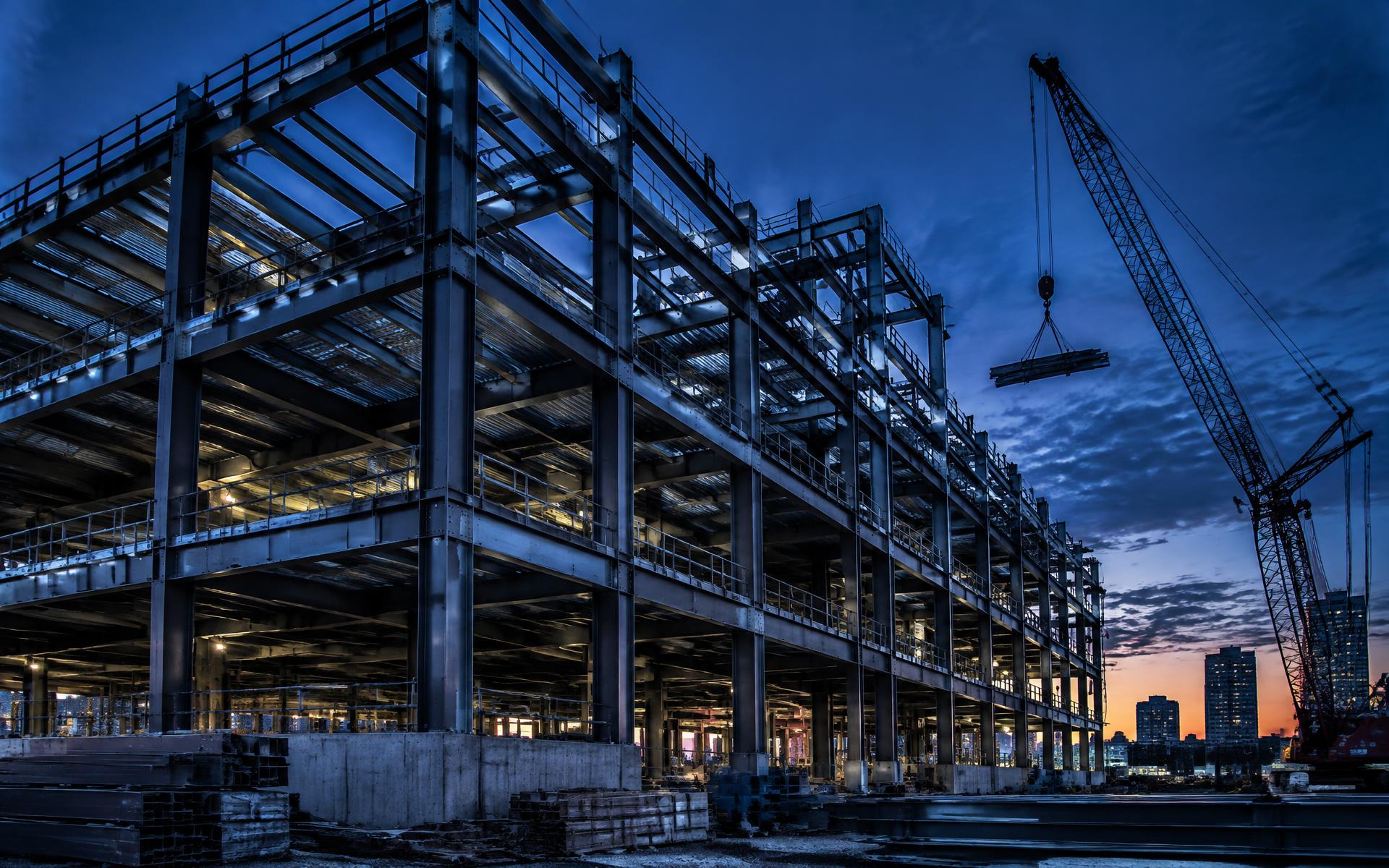 Commercial Buildings structural steel project